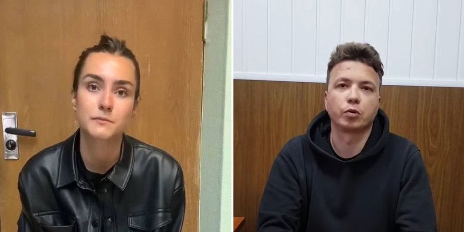 София Сапега и Роман Протасевич