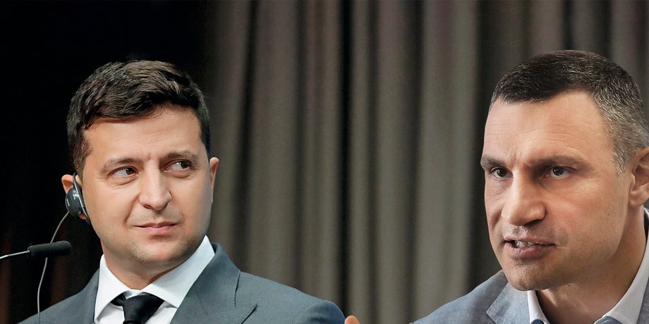Виталий Кличко и Владимир Зеленский
