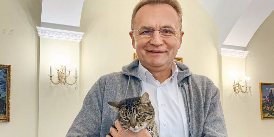 Андрей Садовый, интервью с мэром Львова, кот Левчик