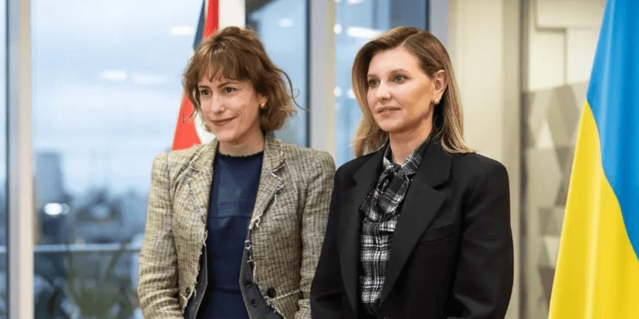 Олена Зеленська, перша леді України, олена зеленська стиль, дружина Володимира Зеленського, візит у Велику Британію