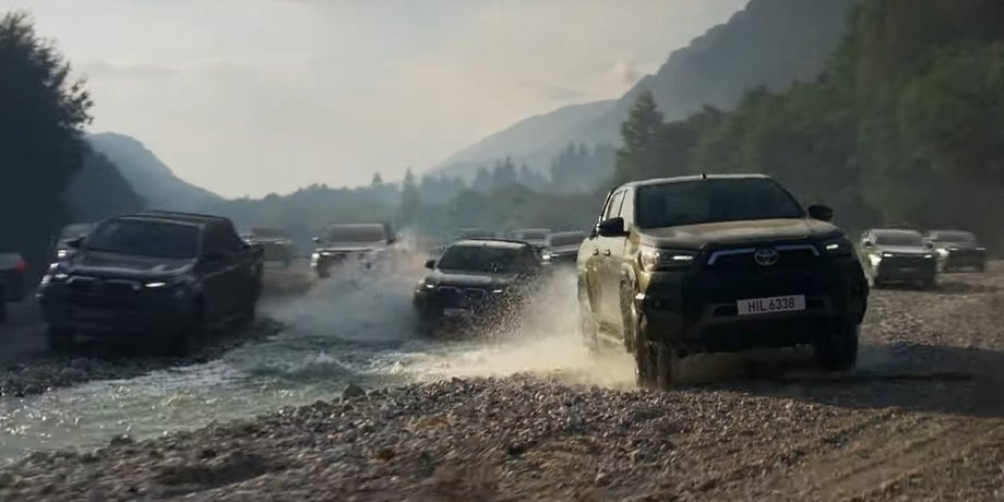 Toyota Hilux, пикап Toyota, реклама тойота
