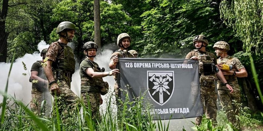 Украина, война в Украине, ракетный удар, 128-я бригада, торжества, награждение, прифронтовая полоса, Запорожская область