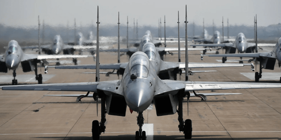 китайские истребители J-16, истребители J-16 Китай, истребители J-16 НОАК