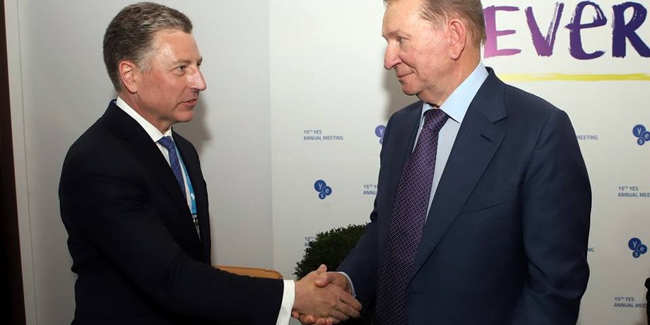 Леонид Кучма и Курт Волкер/Фото: facebook.com/darka.olifer
