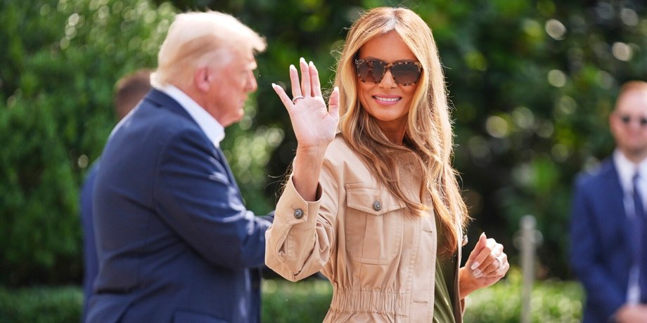 эффектный образ Мелании Трамп