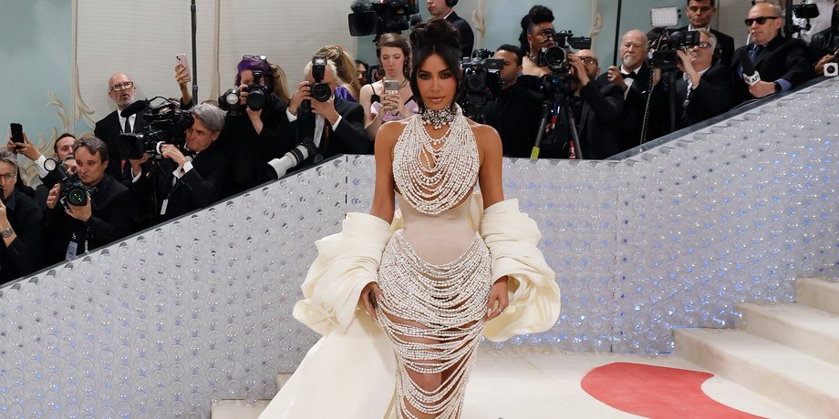 Met Gala 2023, Ким Кардашьян, платье