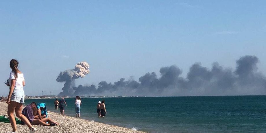 Взрывы в Новофедоровке, новофедоровка взрыв, взрывы в крыму, удар по крыму