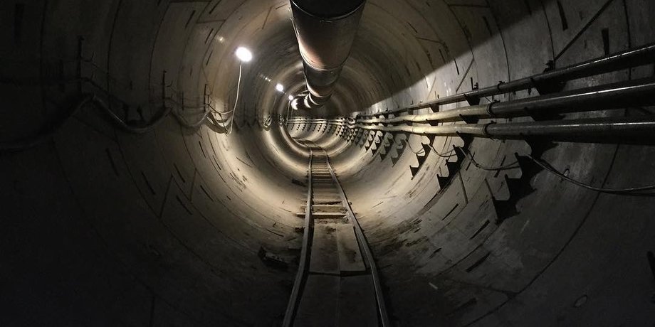 Тоннель под Лос-Анджелесом / Фото: instagram.com/elonmusk