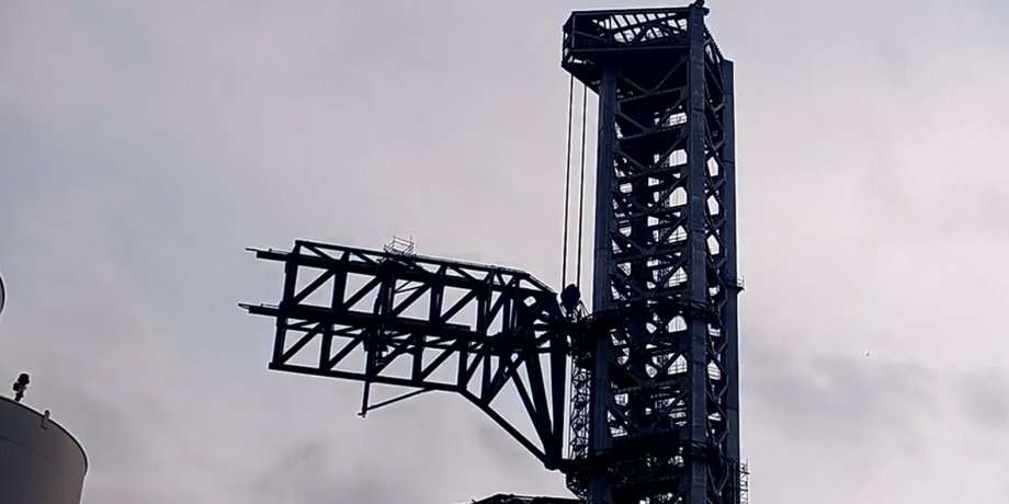 Илон Маск, Starship, космос, ракеты, запуск, США, башня, Мехазилла