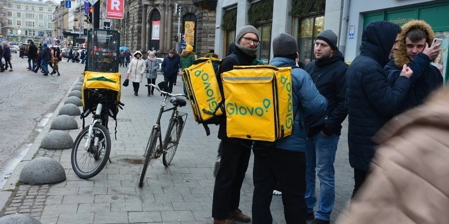 Glovo курьеры