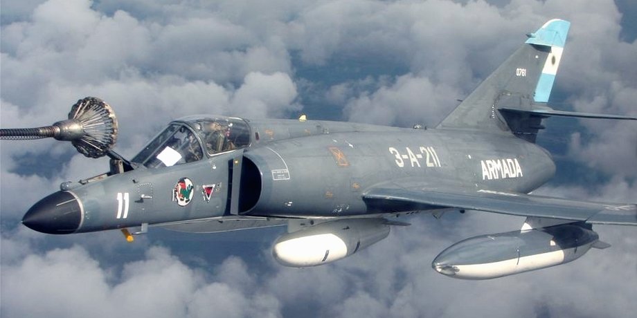 Літак Super Etendard, Аргентина, фото