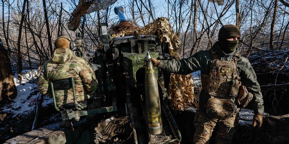 Украинские защитники на Донбассе