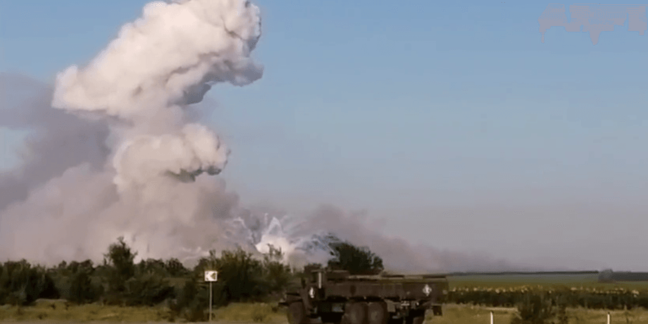 воронеж, взрыв, склад, ссс рф, боеприпасы, дым
