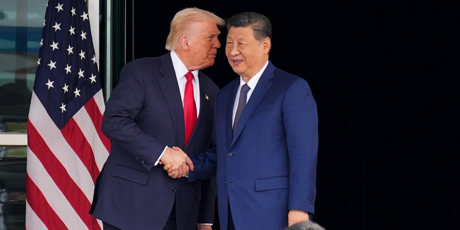 дональд трамп и си цзиньпин встречаются в пусане