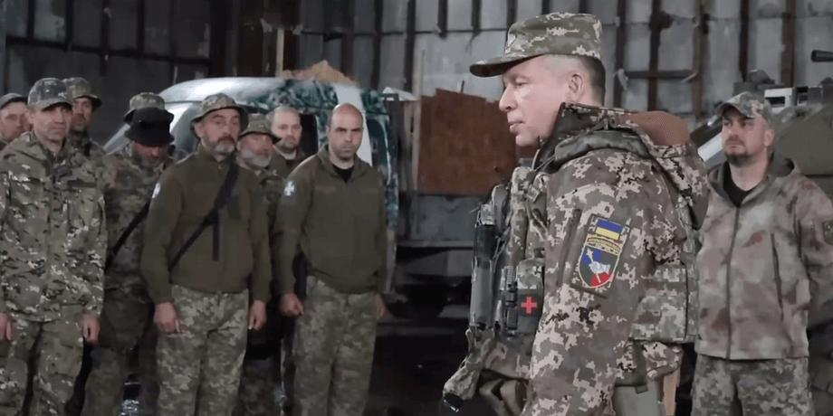 Сирський під Бахмутом