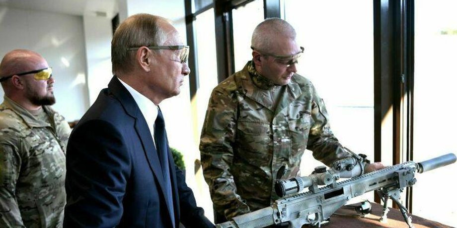 Владимир Путин учения полигон оружие