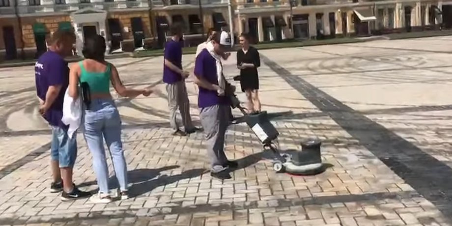 Киев, Софийская площадь, дрифт,