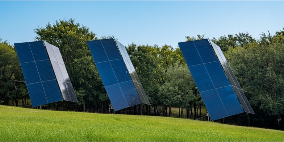 Тривимірні сонячні панелі Janta Power на вулиці
