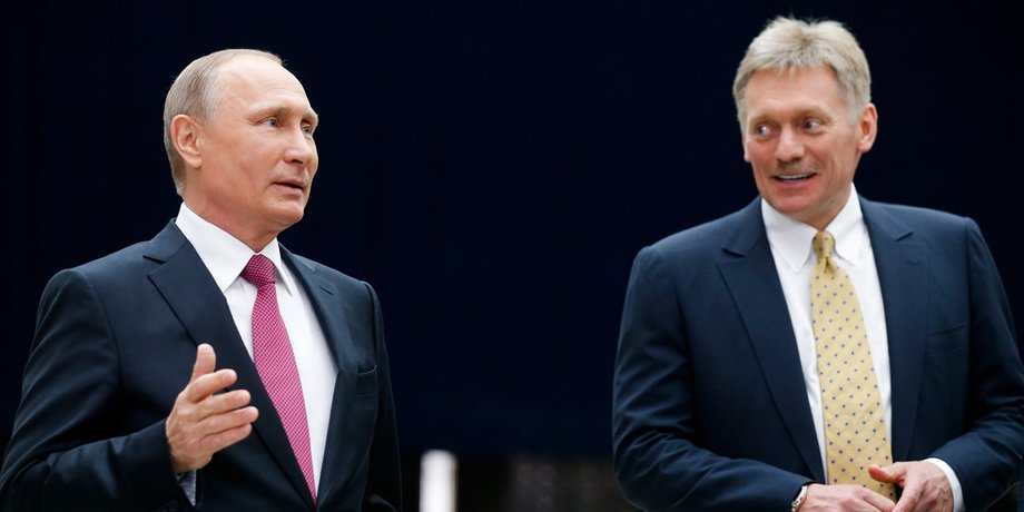 Путін і Пєсков, Володимир Путін і Дмитро Пєсков, Путін з Пєсковим, Пєсков з Путіним