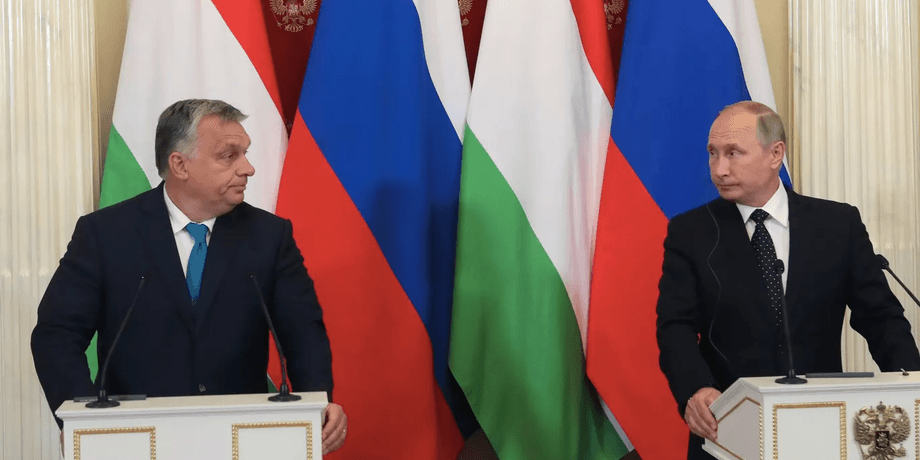 Віктор Орбан і Володимир Путін