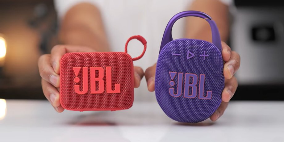 Колонки JBL Clip 5 и JBL Go 4