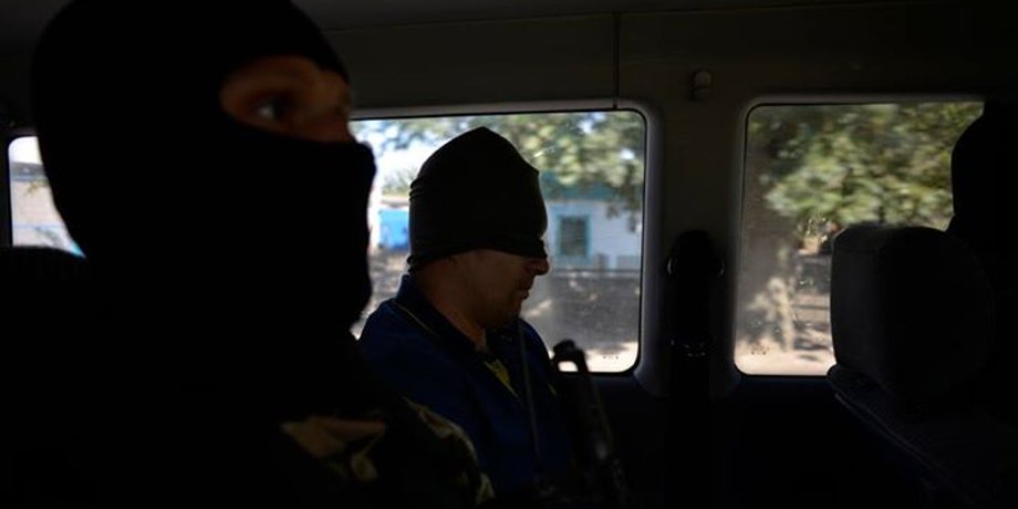 Задержанный диверсант / Фото пресс-службы батальона спецназначения