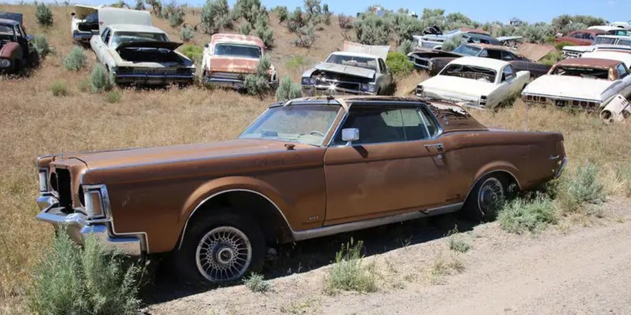 Lincoln, Lincoln Continental, Свалка, Авто, Автомобили, Раритетные авто, США, Фото, Классические авто