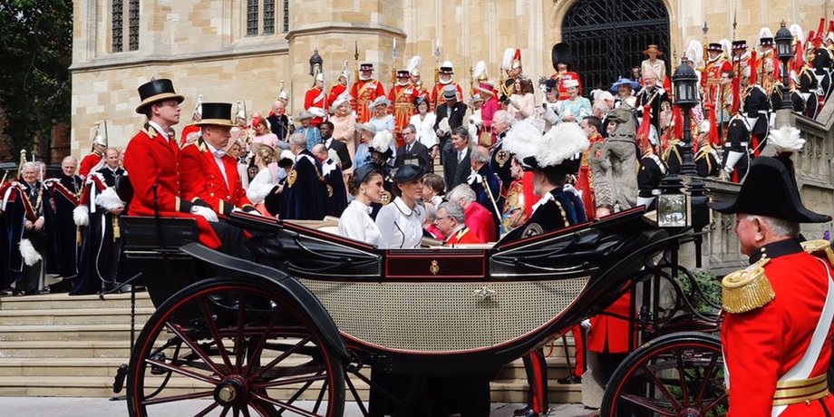 Кейт на церемонии Ордена Подвязки/Фото: Twitter Kensington Palace