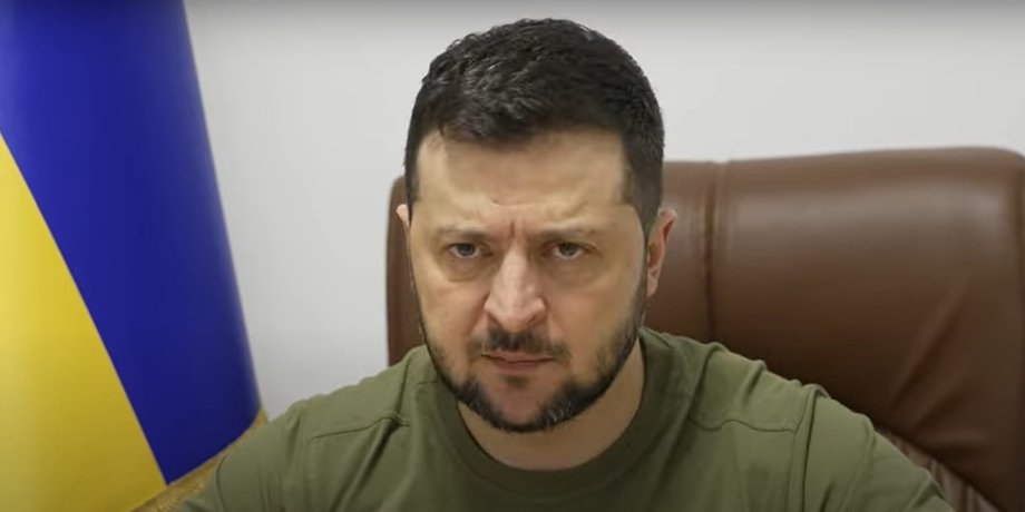 Зеленський, Макрон, Буча
