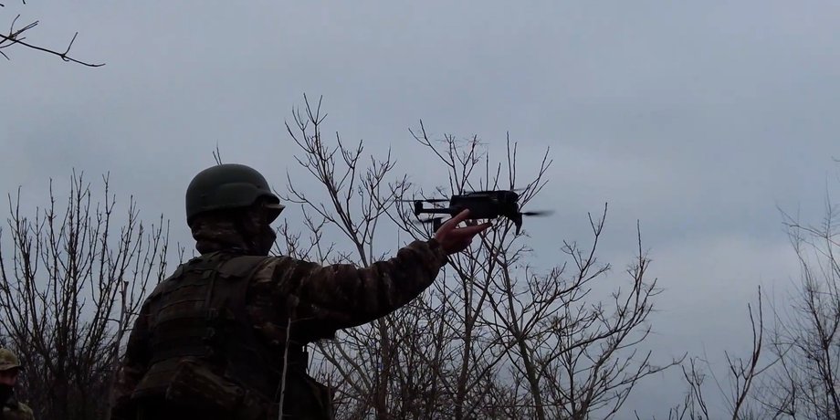военный, оккупант, дрон, Mavic