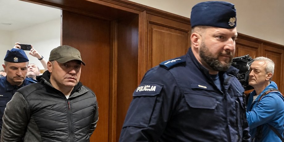 Українець Володимир Журавльов під час судового засідання