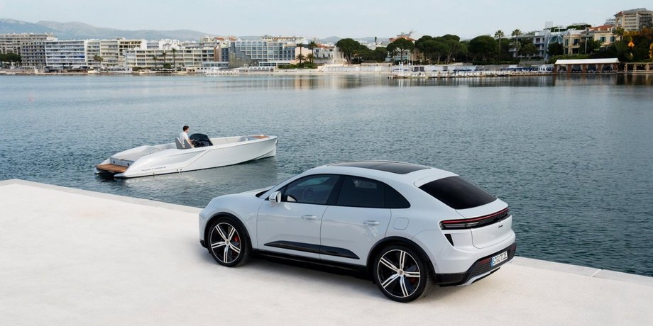 электрические порше, Porsche Macan, Катер Porsche, электромобиль Porsche, Porsche 850