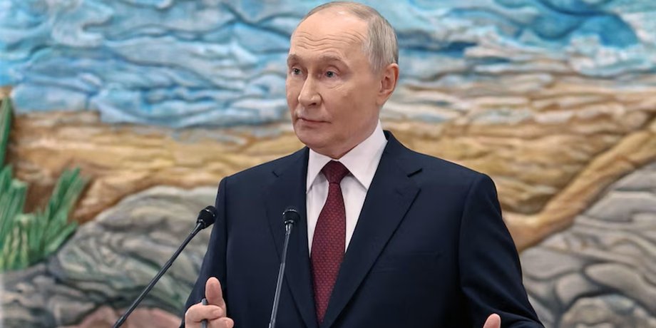 Путін під час виступу в Киргизстані
