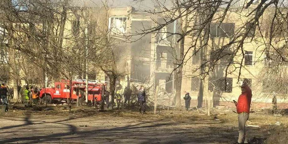 завалы, краматорск, последствия обстрела, последствия атаки