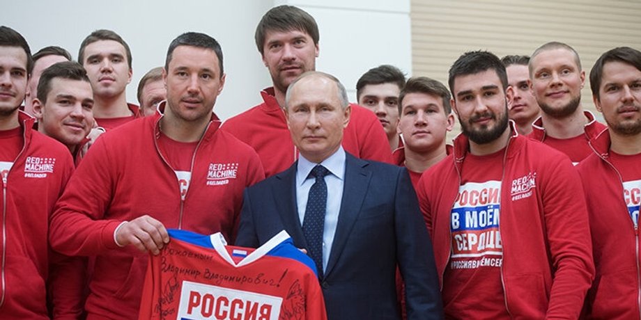 РФ, спортсмены, Путин