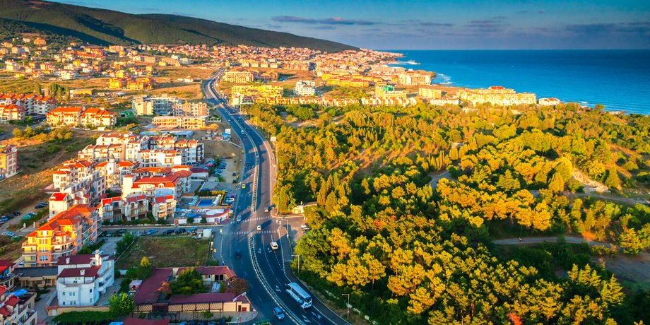 відпочинок в Болгарії — панорама узбережжя
