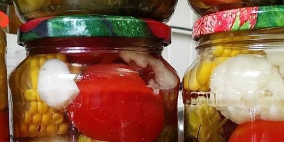 асорті, овочеве асорті, заготовки на зиму