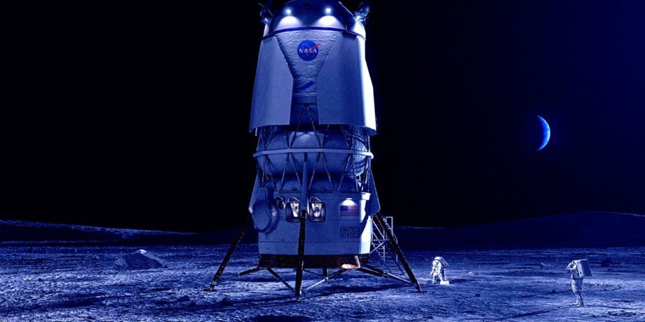 Луна Blue Moon посадочный модуль