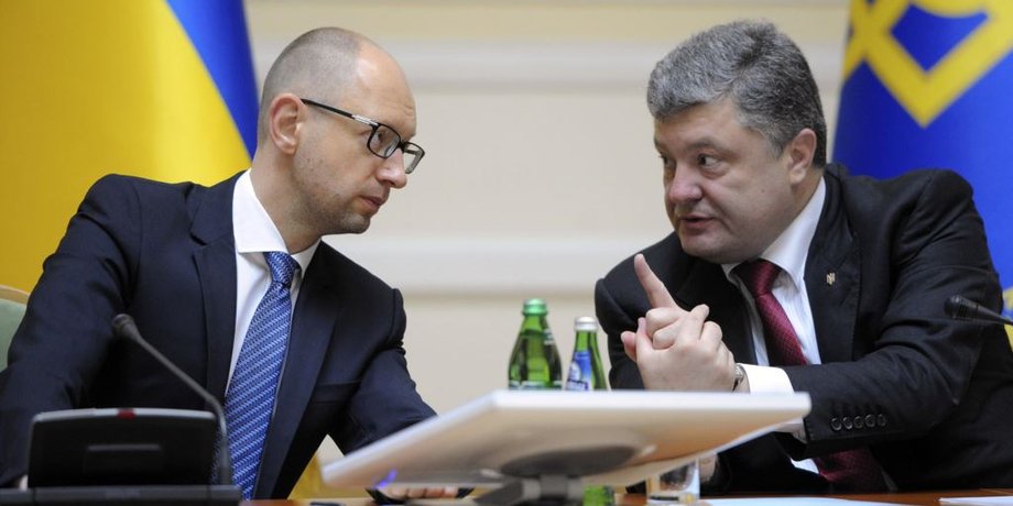 Петр Порошенко и Арсений Яценюк / УНИАН