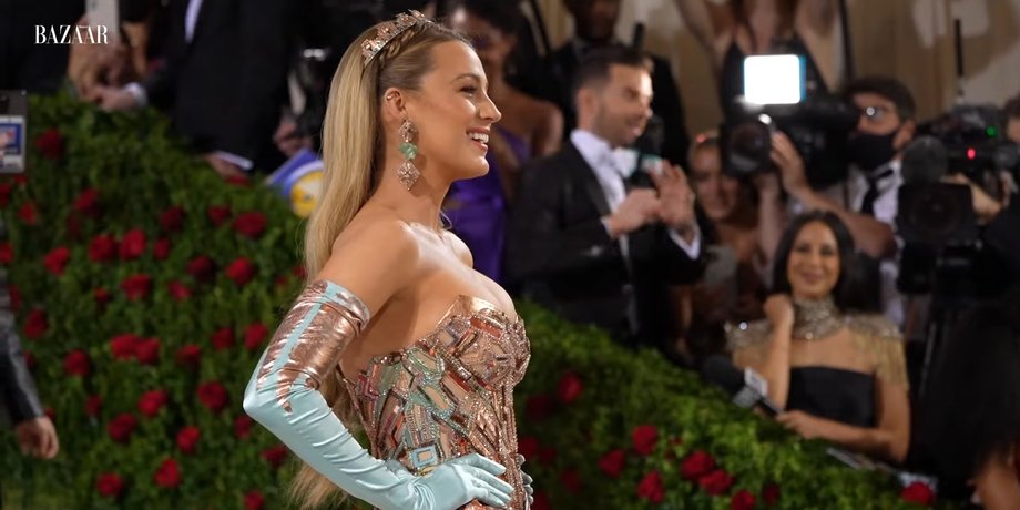 блейк лайвли, версаче, мет гала, met gala