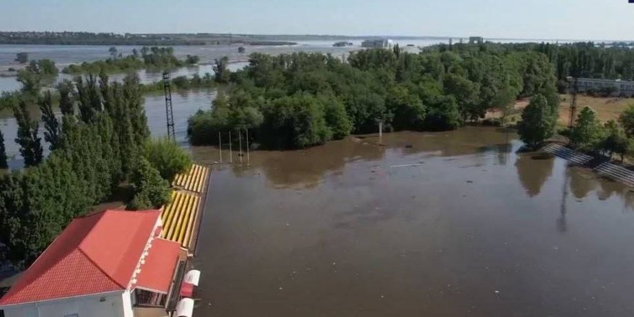 затопление, вода из каховской гэс, затопление от каховской гэс затопление участка новая каховка