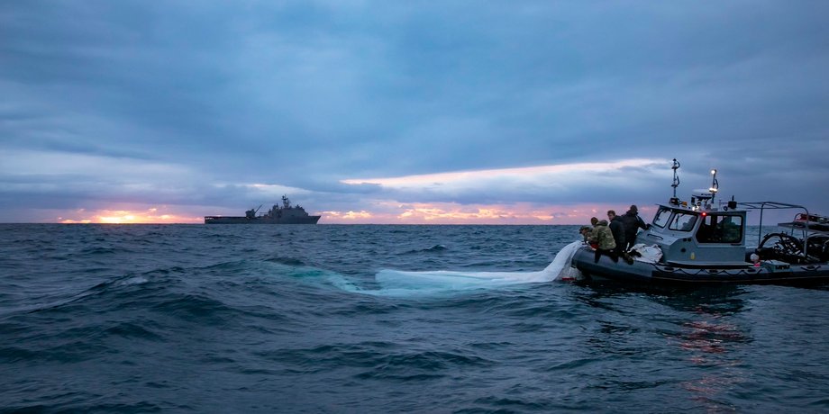 вмс сша, аэростат, китай