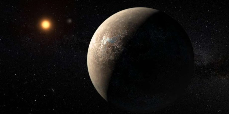 Проксима b в представлении художника. ESO/M. Kornmesser