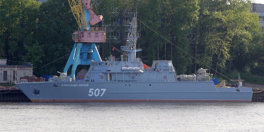 Синный заградитель "Александр Обухов" / Фото пресс-службы ВМФ РФ
