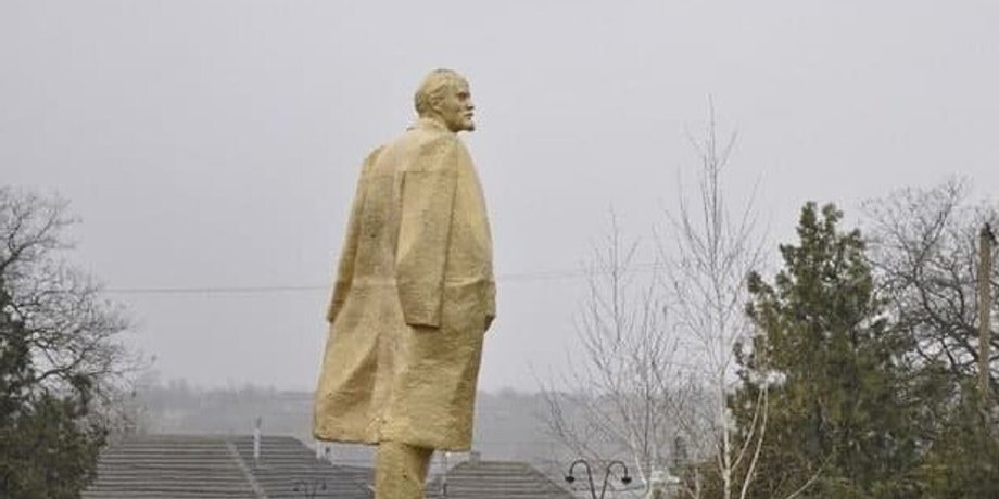 ленин, памятник, декоммунизация, одесса, одесская область, полиция