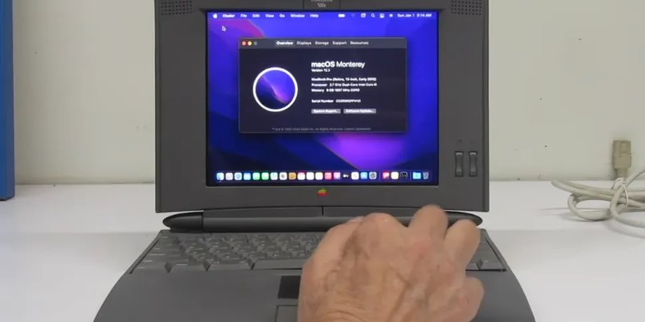 ноутбук, Macintosh PowerBook 520С