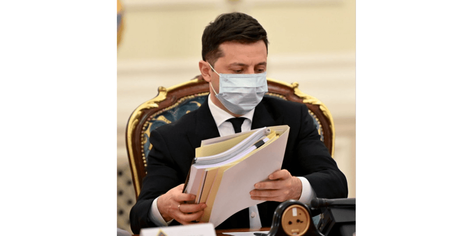 Володимир Зеленський, президент України, рнбо