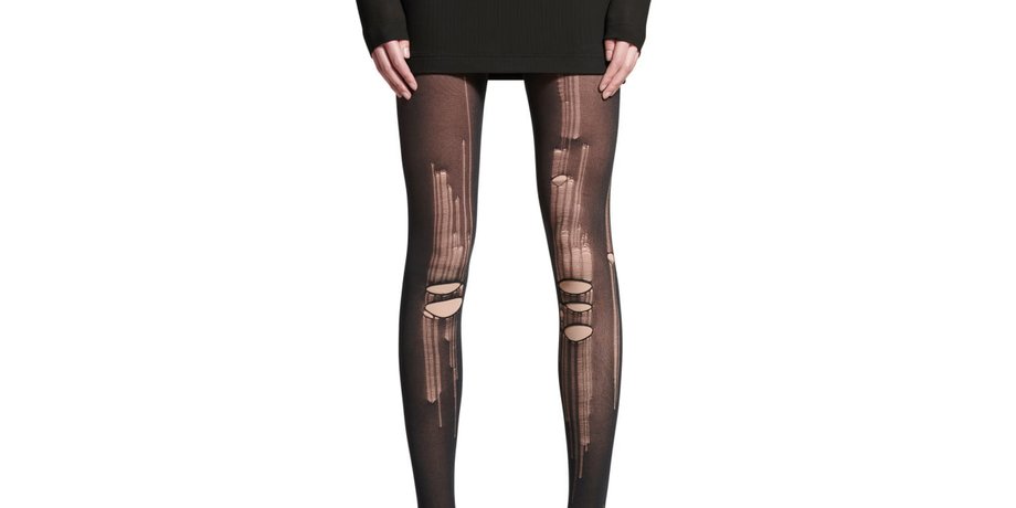 колготки, рваные колготки Balenciaga