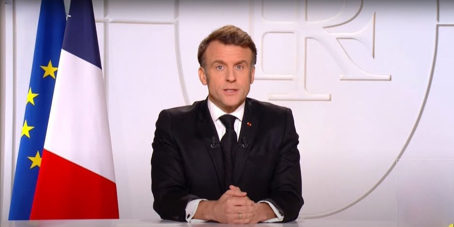 Президент Франції Емманюель Макрон, Емманюель Макрон про війну, Макрон звернення до нації, Макрон про ядерну зброю