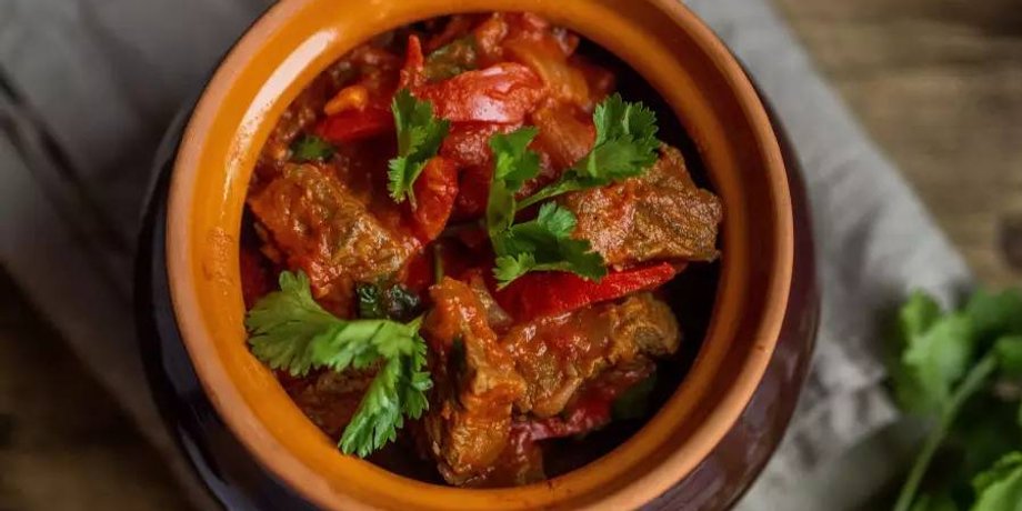 Чашушули, мясо, телятина